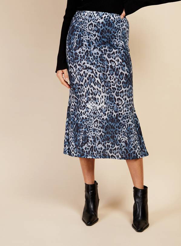 Leopard a 2024 line midi skirt